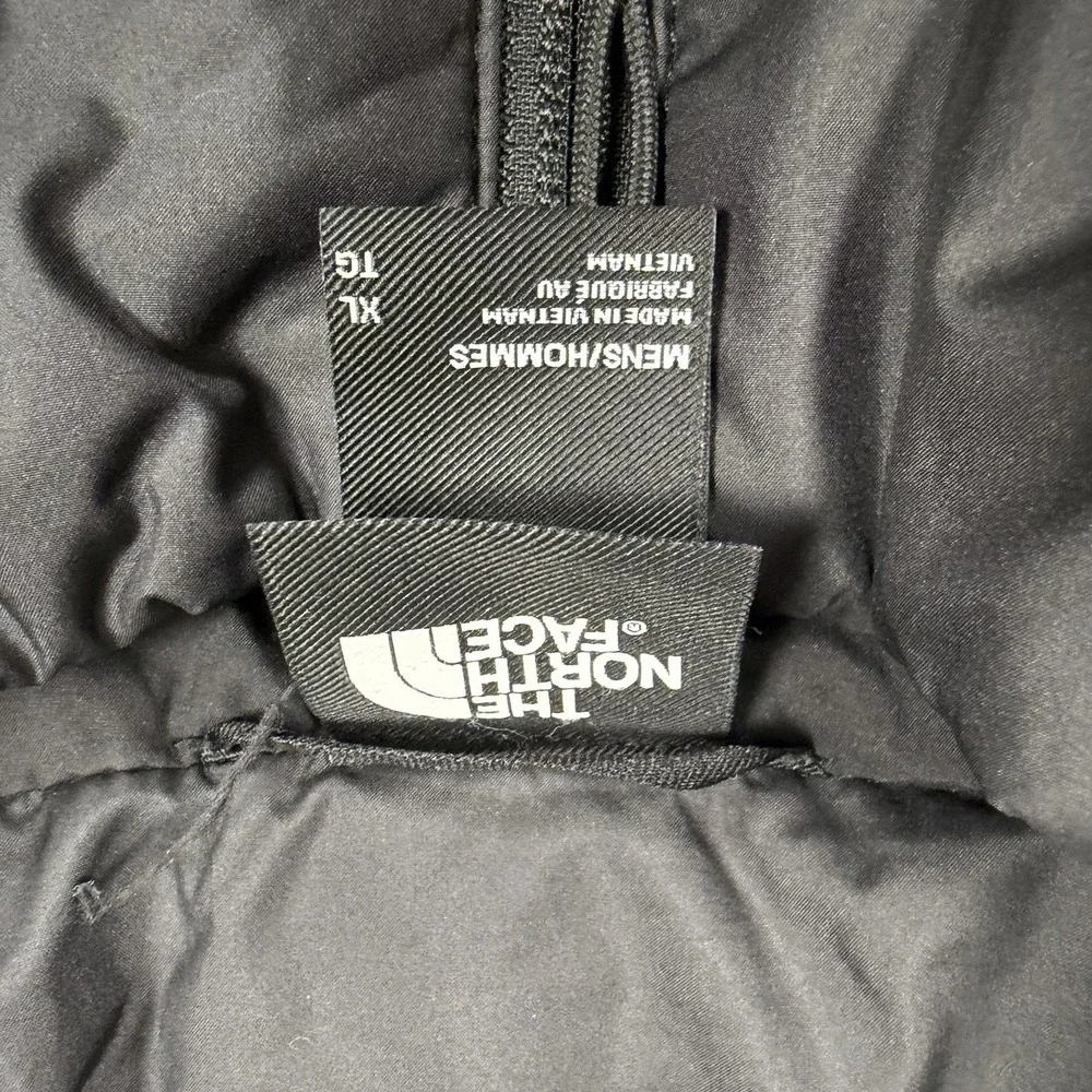 The North Face Jacket Men XL Junction Insulation Black Full Zip Outdoor Trail